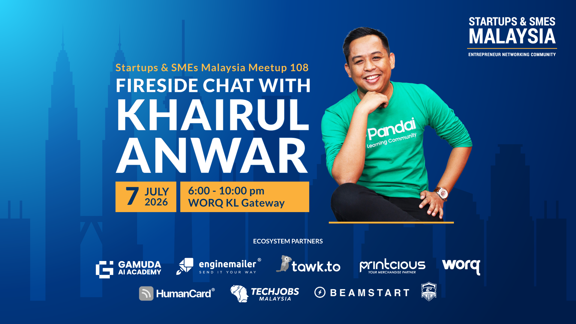 Fireside Chat with Khairul Anwar